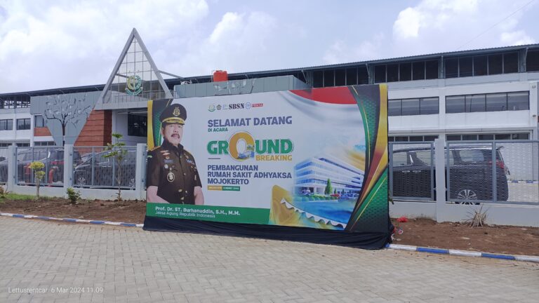 Jaksa Agung ST Burhanuddin Resmikan Groundbreaking RSU Adhyaksa Mojokerto