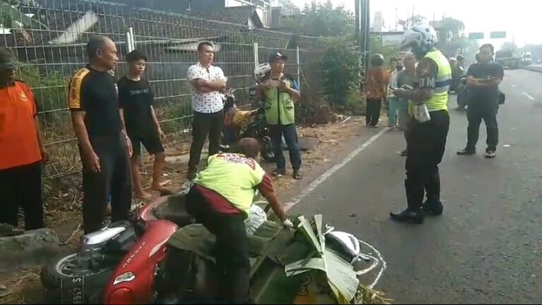 Usai Antarkan Anak Sekolah, Pengendara Motor Tewas Terlindas Truk
