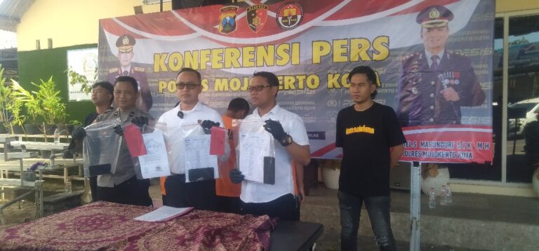 Gelapkan Mobil Rental, Polres Mojokerto Kota Berhasil Bekuk Tiga Tersangka