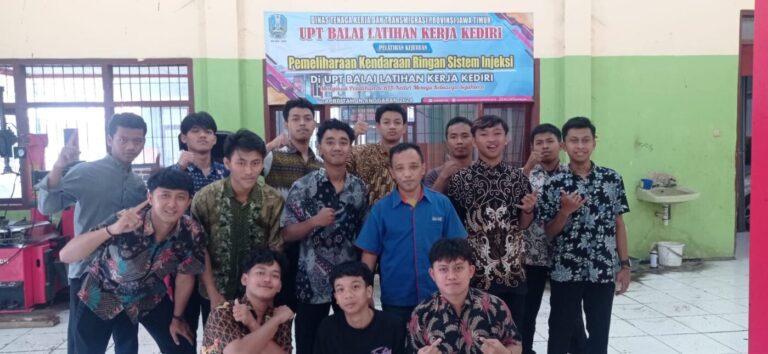 UPT BLK Kediri Gelar Pelatihan Pemeliharaan Kendaraan Ringan Sistem Injeksi