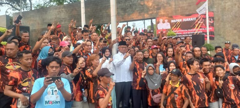 Deklarasi Dukungan Penuh Pemuda Pancasila (PP) Kota Kediri untuk Vinanda-Gus Qowim