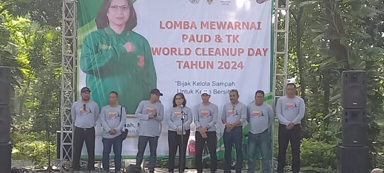 DLHKP Kota Kediri Ajak Anak TK & PAUD Lomba Mewarnai dan Beri Edukasi Peduli Sampah Sejak Dini