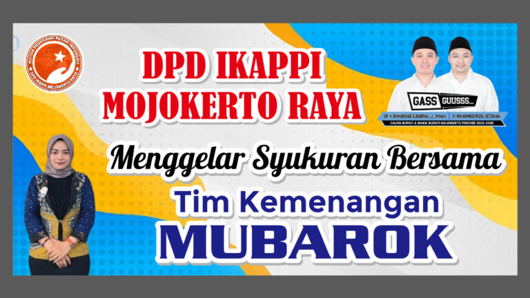 DPD IKAPPI Mojokerto Raya dan Tim Kordes Gelar Tasyakuran Kemenangan MUBAROK