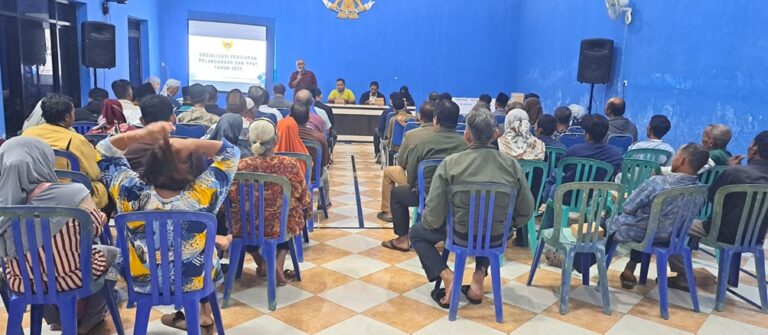 Dinas Perkim Kota Kediri Sosialisasi Pemugaran Kawasan Kumuh Ketami