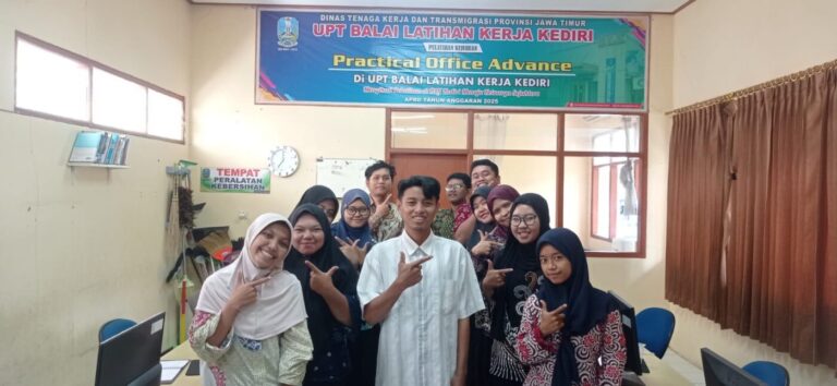 BLK Kediri Mengadakan Pelatihan Operator Komputer