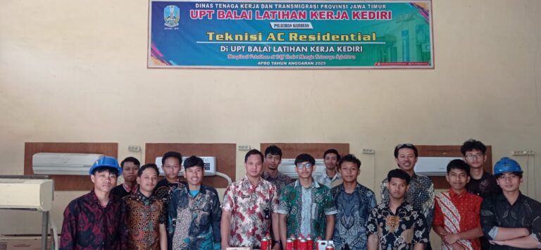 Cetak Generasi Muda Mandiri BLK Kediri Beri Pelatihan Teknisi AC Residential