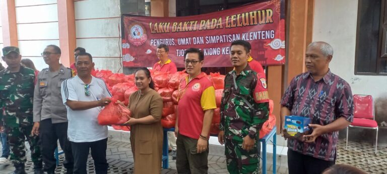Yayasan Tri Dharma Tjoe Hwie Kiong, Bagikan Sembako di Tiga Kelurahan Kota Kediri