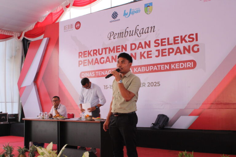 Disnaker Kabupaten Kediri Gelar Program Magang ke Jepang Tahun 2025