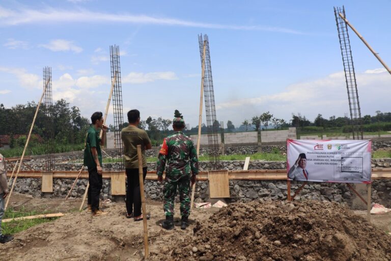 Genjot Terus Pembangunan KDMP di Kabupaten Kediri, Kodim 0809 Berharap Desa Mampu Memperkuat Kamandirian Ekonomi dan Membuka Lapangan Kerja